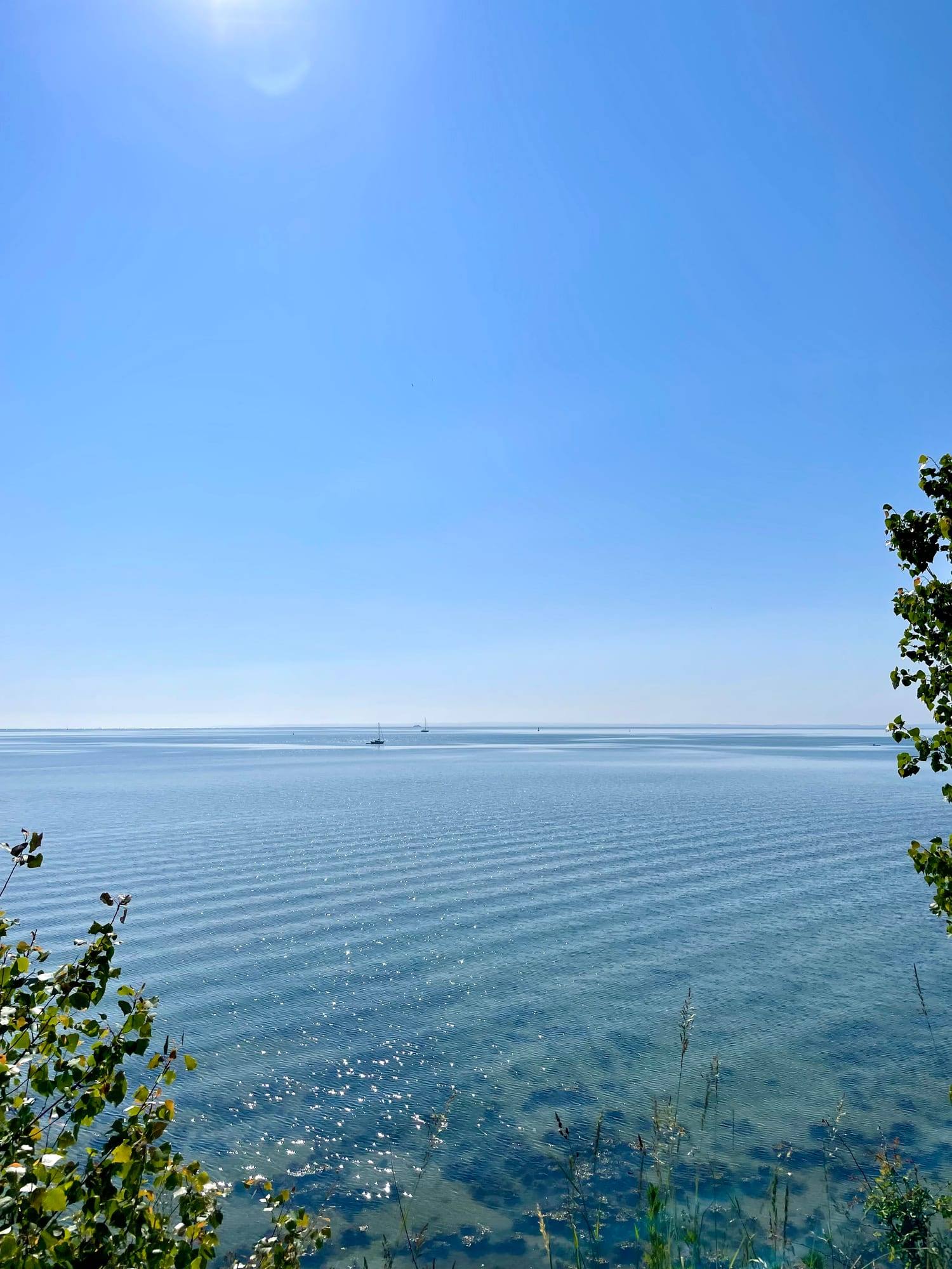 View of the calm Baltic Sea